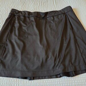 EPNY-KNIT SKORT W/ BACK MESH PLEAT DETAIL- XXL